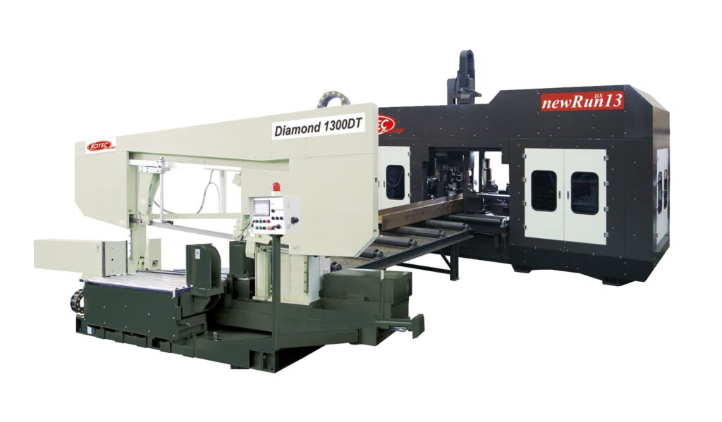 Beam Drilling & Sawing Tandem Line
